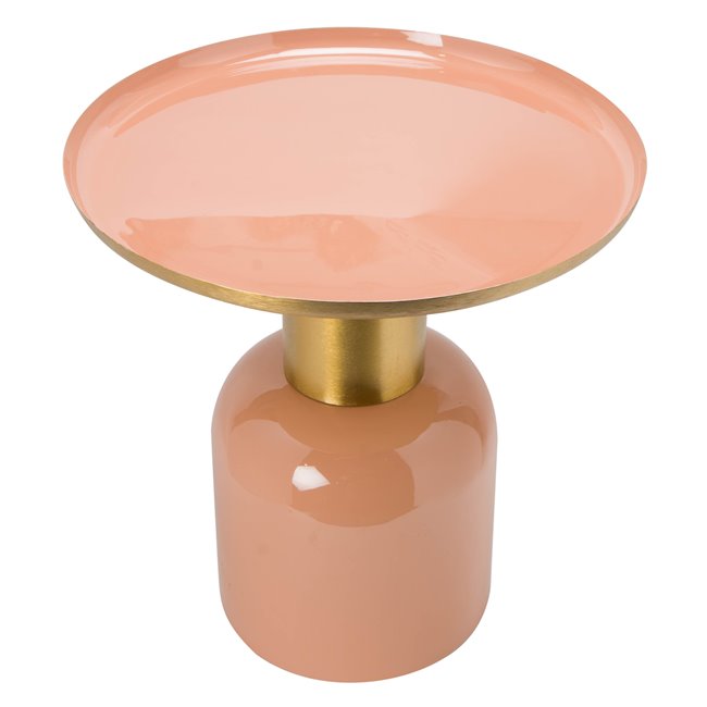 Столик Lilla, латунь с эмалью, D41см, H41см