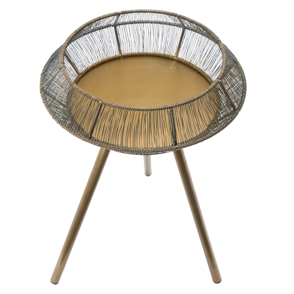 Table Lia, copper antique, H50xD32cm