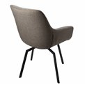 Chair Sennen, swivel 360, dark grey, H84x63x63cm, seat height 45cm