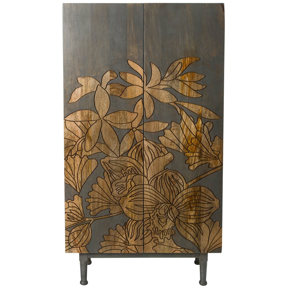 Шкаф Forest Tropical 2, дерево манго/мдф, H140x70x30см