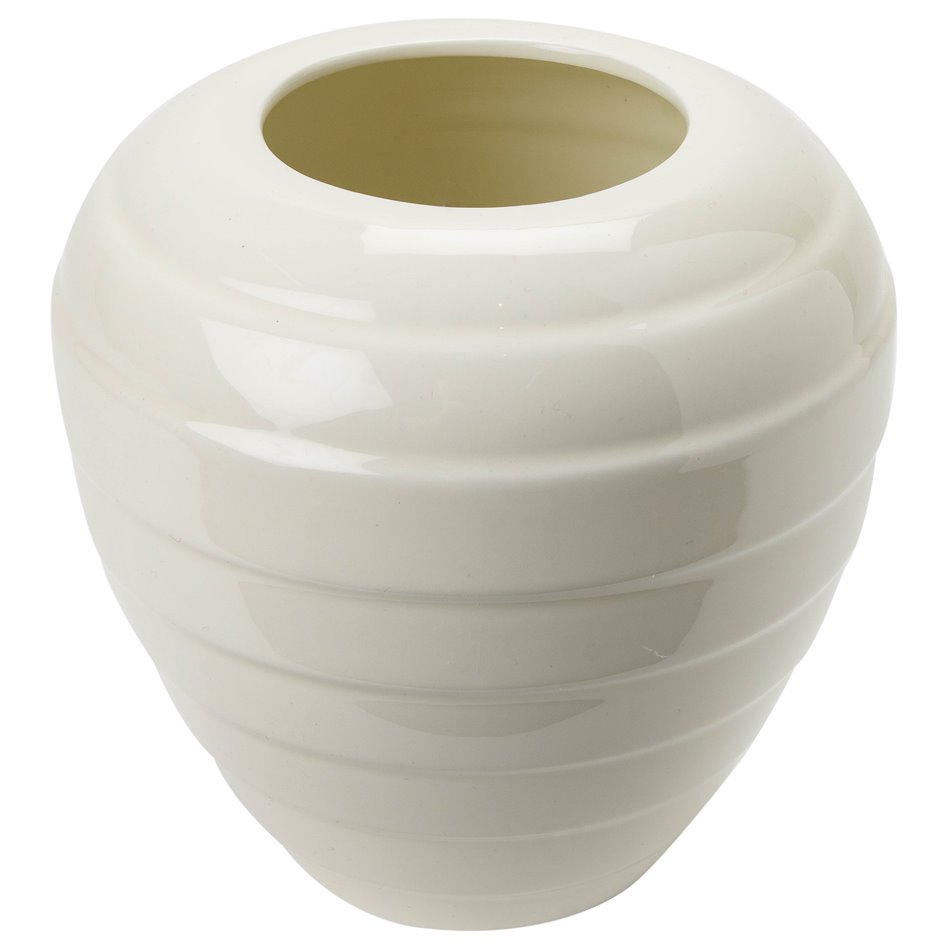 Vase Gabby, cream, 18x18cm