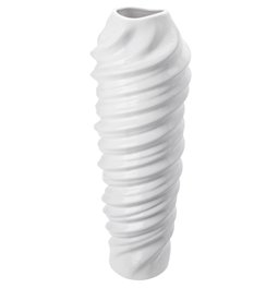 Vase Fariza, white, 48x16.5cm