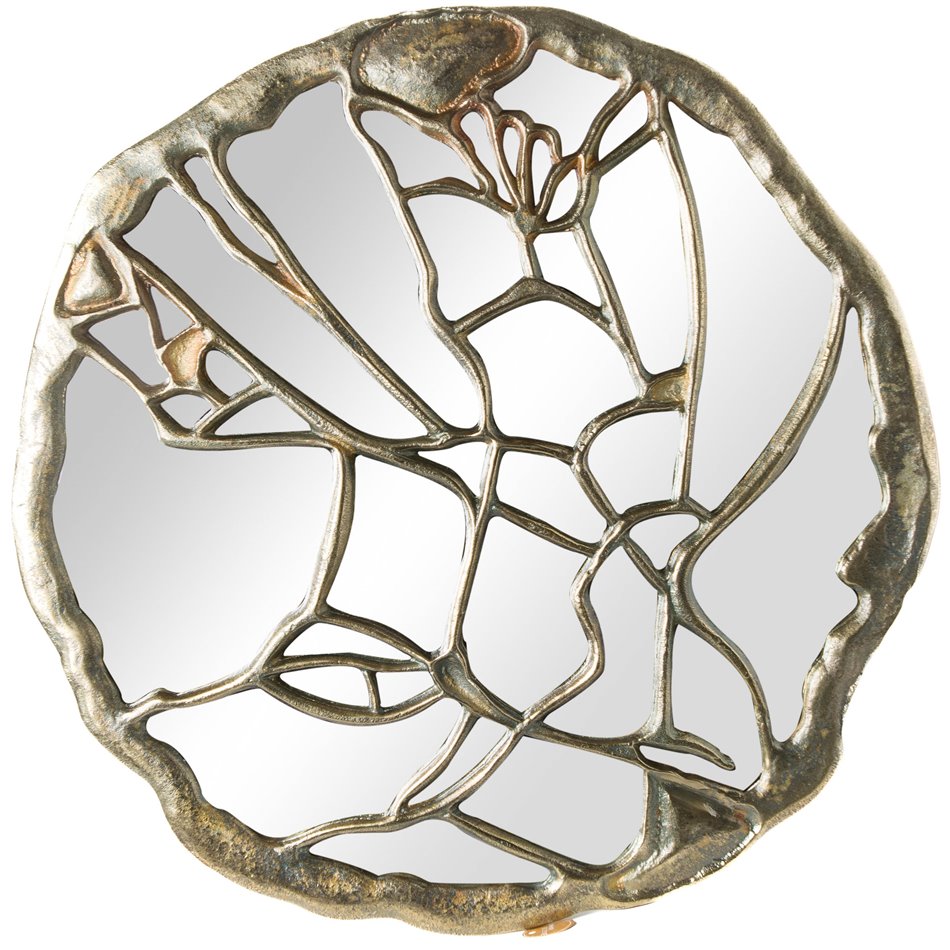 Round wall mirror Bagnasko, D61cm