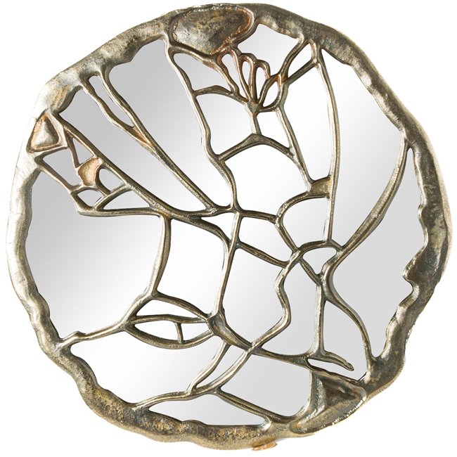 Round wall mirror Bagnasko, D61cm