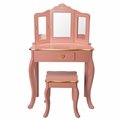 Kids cosmetics table with stool Sissi, 60x30x99cm