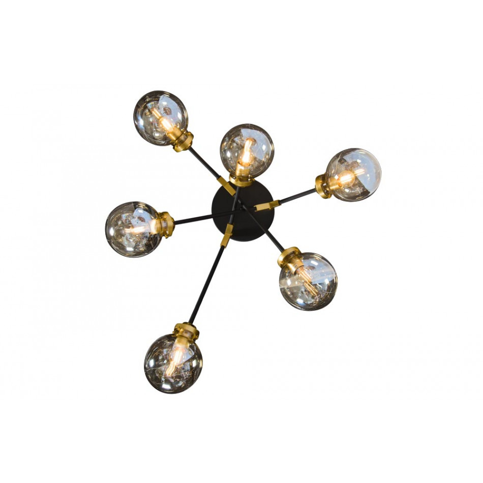 Ceiling lamp Random, E14 6x40W, D60xH35cm