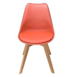 Chair Baya, teraccotta, H82x52.5x48cm, seat height 46cm
