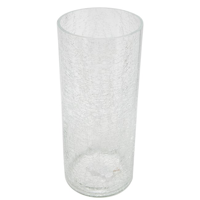 Vase Cracked Cylinder, H30cm, D13cm