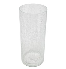 Vase Cracked Cylinder, H30cm, D13cm