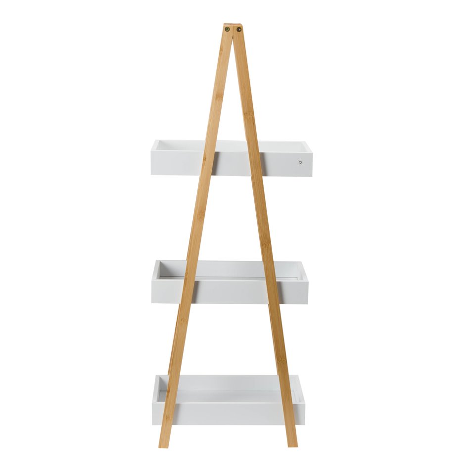 Shelf Caddy, 3 shelves, white, H82x30x18cm
