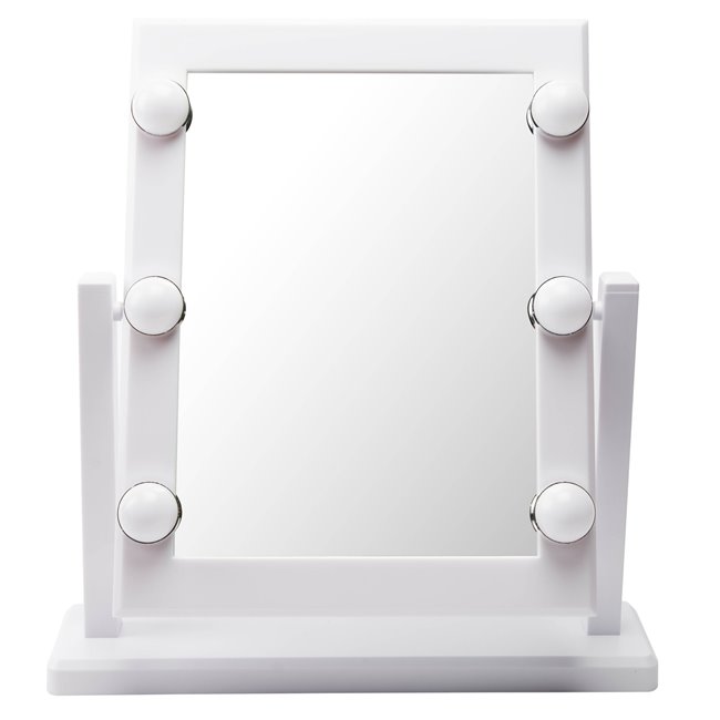Mirror with LED Hollywood, 37x9xH40.5cm