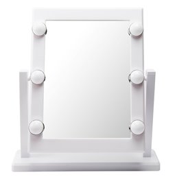 Mirror with LED Hollywood, 37x9xH40.5cm