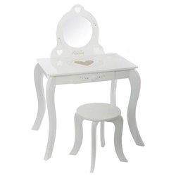 Kids dressing table with stool, H92x70.5x50.5cm, D28x32cm