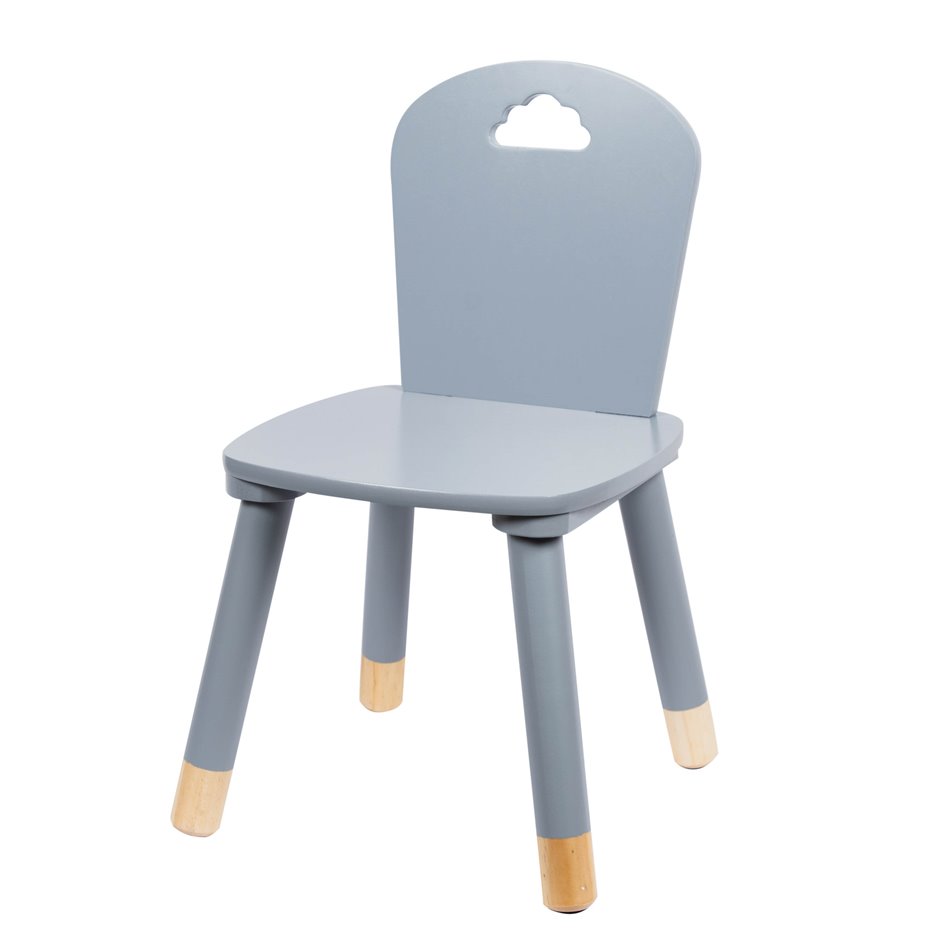 Chair Sweet, grey, H50x30x30cm, seat height 25cm