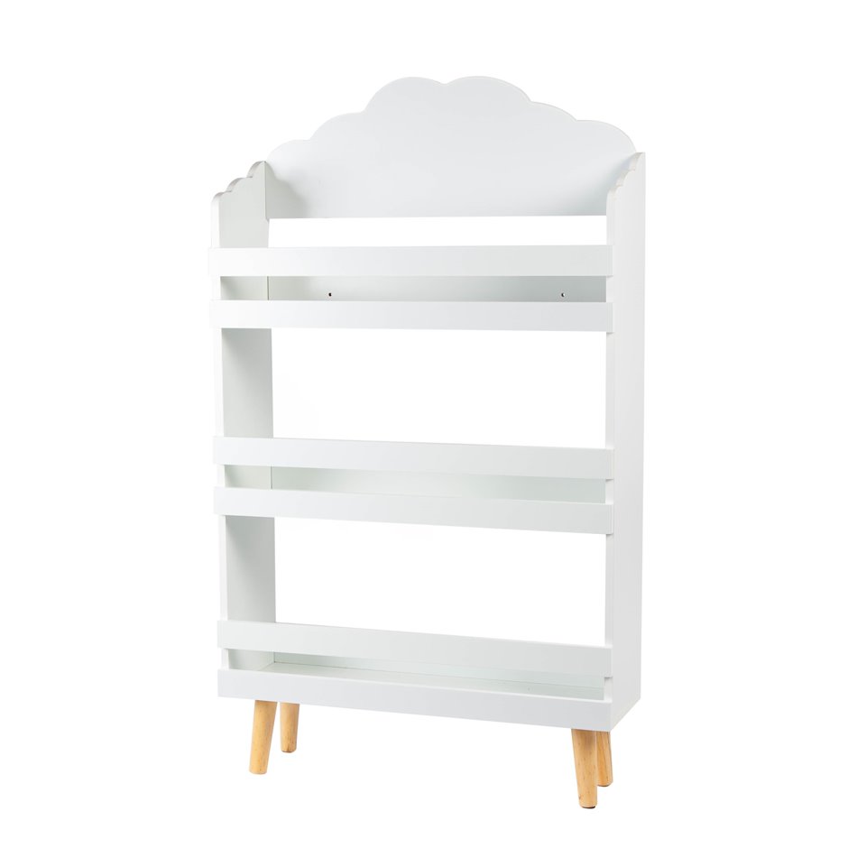 Bookcase Cloud, white, 58x100x18cm