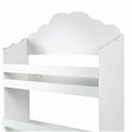 Bookcase Cloud, white, 58x100x18cm