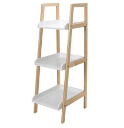 Rack Natureo 3 tier, white, H88.5x41x37cm, H88.5x30cm
