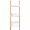 Rack Natureo 3 tier, white, H88.5x41x37cm, H88.5x30cm