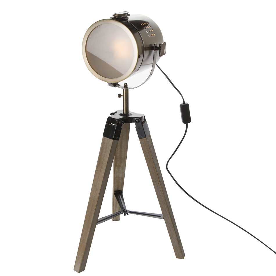 Table lamp  Ebor, bronze color, E14, 25W(MAX), H68x32x29cm