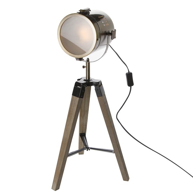 Table lamp  Ebor, bronze color, E14, 25W(MAX), H68x32x29cm