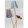 Floor lamp Flexible velvet brass, H130x47x18cm, E14 3x40W(MAX)