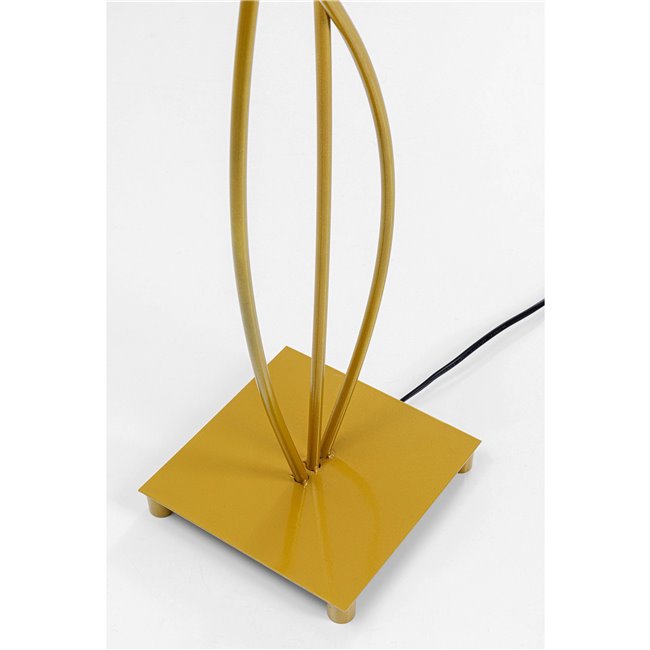 Floor lamp Flexible velvet brass, H130x47x18cm, E14 3x40W(MAX)