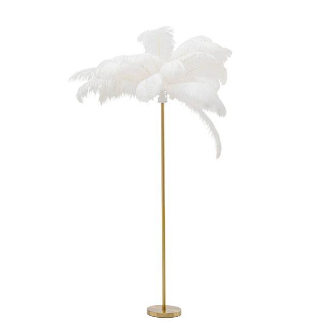 Торшер Feather Palm, белый, H165cm D90cm, E27 35W(MAX)