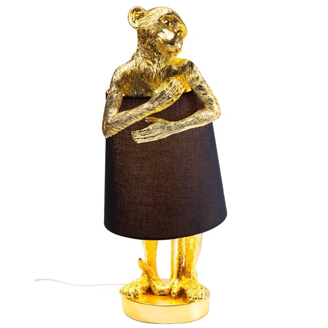 Table Lamp Animal Monkey Gold, H56x23x23cm, E14 5W(MAX)