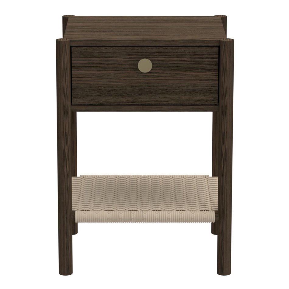 Bedside table Acmonfort, brown, H60x43.5x40cm 