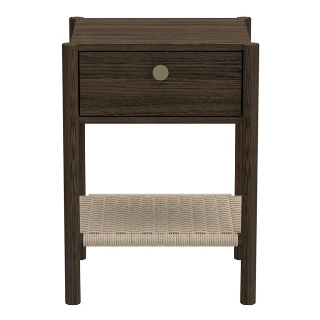 Bedside table Acmonfort, brown, H60x43.5x40cm 