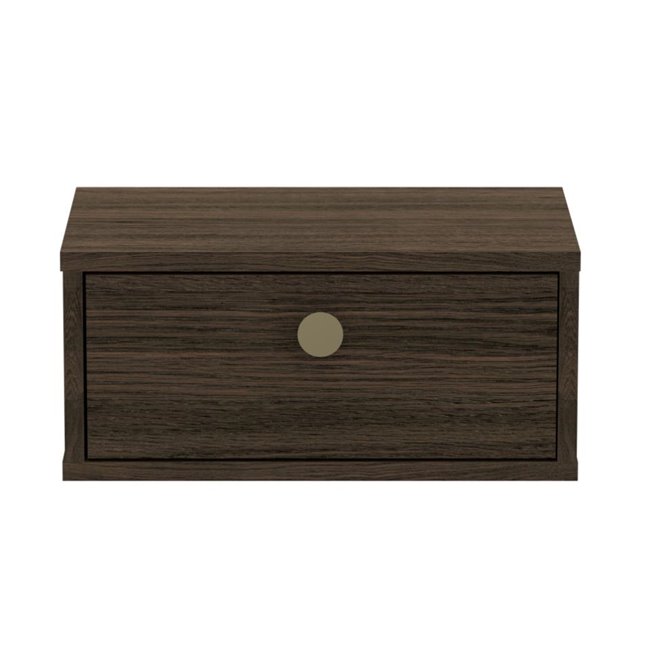 Bedside table Acmonfort, brown, H18x40x30cm 