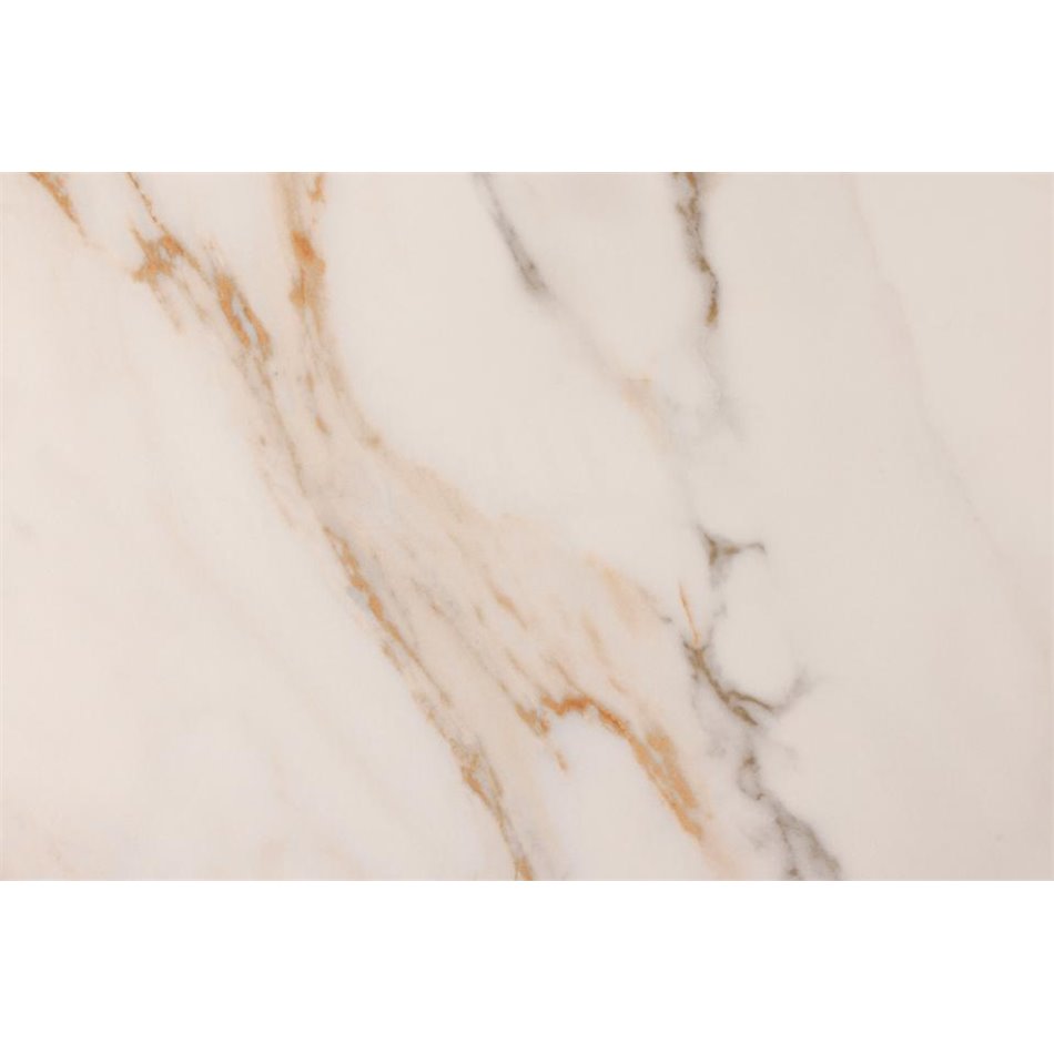 Console Authamp, brown/beige marble look, H75x100x40cm 