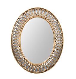 Wall mirror Ingels, gold, 61x5x76cm