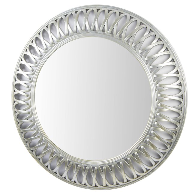 Wall mirror Indre, round, champagne color, D75x5cm