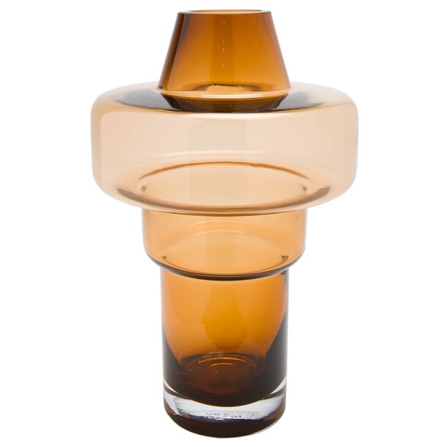 Vase, glass, D15x24cm