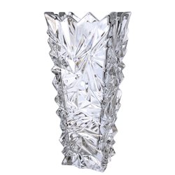 Crystal Vase Glacier, H30cm, D14.5x11.5cm
