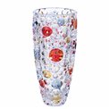 Crystal Vase LISBOA, multicolor, H35cm x D15cm