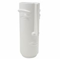 Vase Fine Earthenware I, white, 14x11x25cm