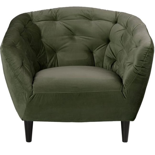 Кресло Aria, зеленое, H78x97x84cm, высота сиденья 46cm