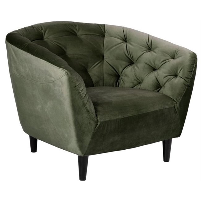 Кресло Aria, зеленое, H78x97x84cm, высота сиденья 46cm