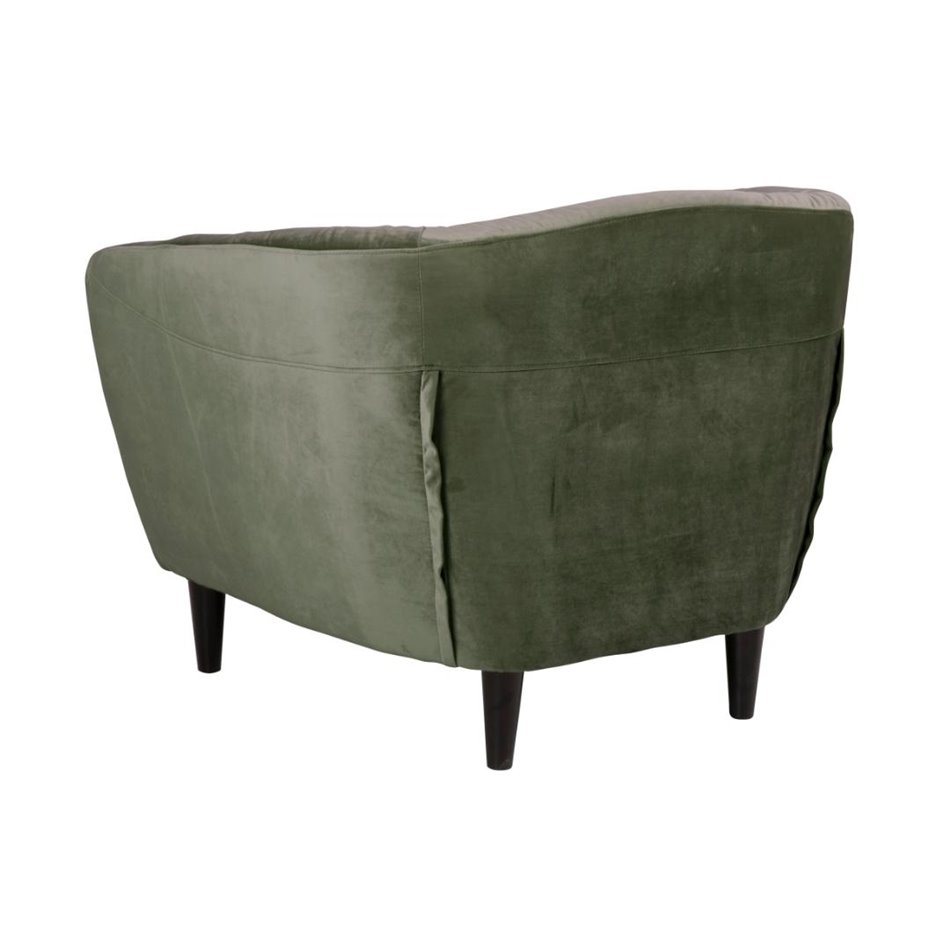 Кресло Aria, зеленое, H78x97x84cm, высота сиденья 46cm