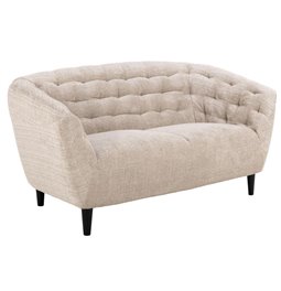 Sofa Aria, 2-seater, beige, H78x150x84cm, seat height 46cm