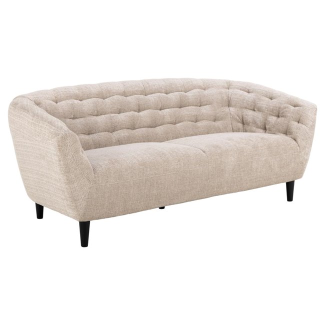 Sofa Aria, 3-seater, beige, H78x191x84cm, seat height 46cm