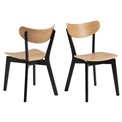 Обеденный стул Aroxby, комплект из 2шт., натурального цвета, H79.5x45x55см, высота сиденья 42.5см