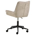 Office chair Addie, beige, H90.5x57x59.5cm, seat height 52-62cm