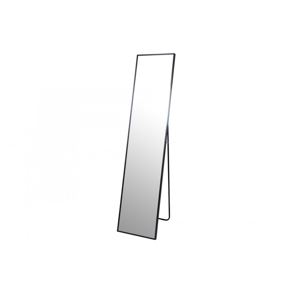Pastatomas veidrodis IZABELLA, juodos sp., H152x35x2.5cm