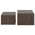 Coffee table set Aice, brown, H40x58x58cm 