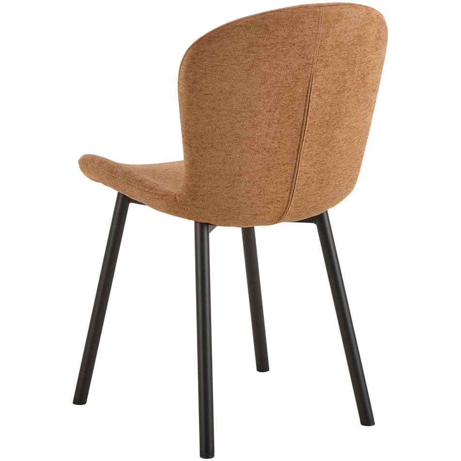 Dining chair Asra, set of 2 pcs, light brown, H86x50x58cm, seat height 47cm