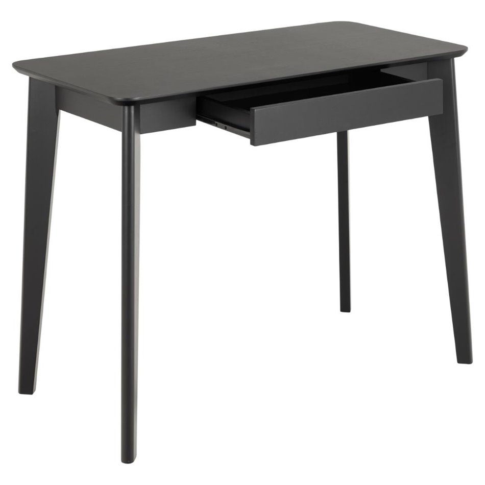 Desk Aroxby, black, H75x100x50cm 