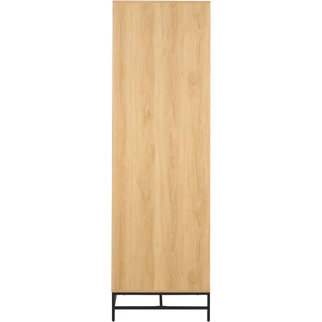 Wardrobe Albany, natural color, H200x99x60cm 